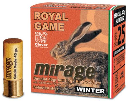 Patronas CLEVER MIRAGE 12/70 Royal Game 40g Nr.3-4-5