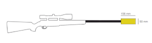 HAUSKEN Silencer SK156 MKII cal. .224, M14x1