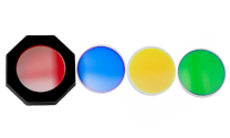 LEDLENSER Četru krāsu filtru komplekts lukturim, 30mm