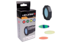 LEDLENSER Četru krāsu filtru komplekts lukturim, 30mm