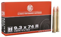 Patronas RWS 9,3 x 74 R HMK  16,7g