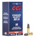 Patronas CCI .22LR Standard Velocity 2,6g LRN