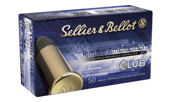 SELLIER&BELLOT Cartridges .22LR CLUB 2,6g LRN