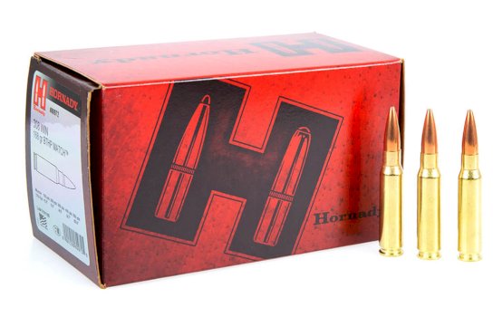 Patronas Hornady .308Win. BTHP 10,9g MATCH 50