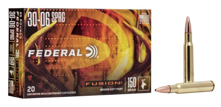 Patronas Federal .30-06 SP Bonded 9,7g FUSION