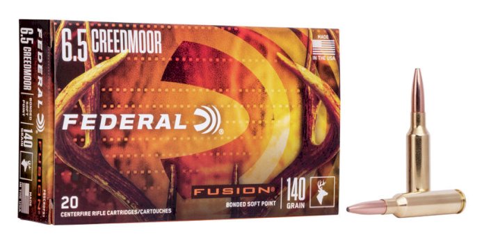 Patronas Federal 6,5 Creedmoor SP Bonded 9,1g FUSION