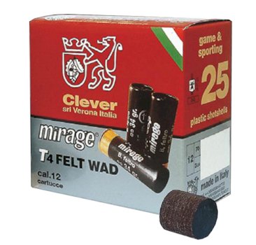 Patronas Clever Mirage 12/70 FIBRE Sporting T2 28g  Nr.8