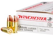 Patronas Winchester 9mm Luger FMJ 7,5g 