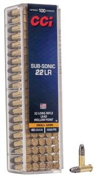 Patronas CCI .22LR  SUBSONIC 2,6g HP