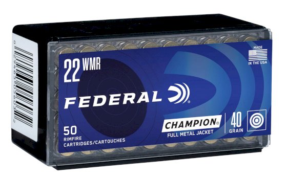 Patronas Federal .22WMR  Champion 2,59g FMJ