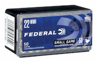 Patronas Federal .22WMR  Small Game 3,24g JHP