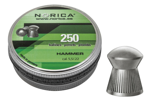 NORICA Pellets 5,5mm/.22 HAMMER, 250pcs