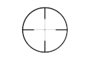 NORICA Rifle scope 4x-32 4 Plex with mounting rings