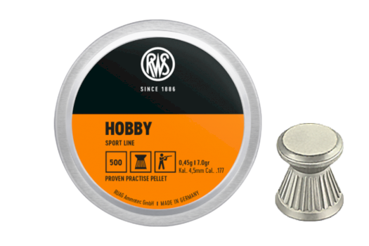 RWS Lodītes 4,5mm/.177 HOBBY, 500gb.