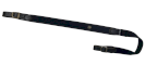 RISERVA Gun sling with a carbon fibre pattern CORDURA, black