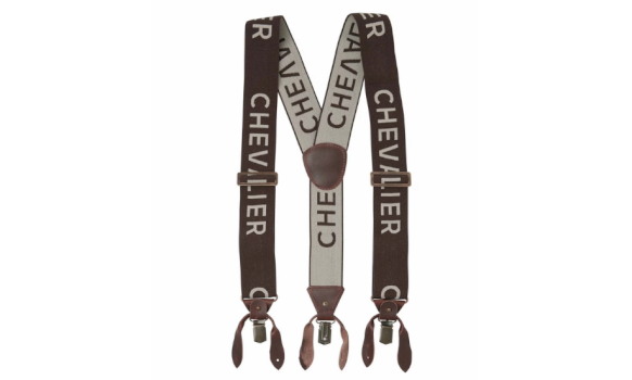 CHEVALIER Suspenders with leather fasteners