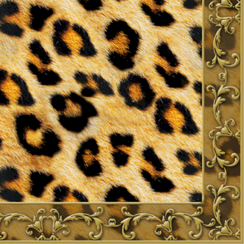 AMBIENTE Napkin AR LEOPARDA RAKSTU