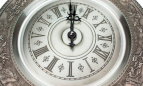 ARTINA Pewter wall clock