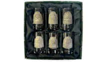 JAGERGLASS Set of vodka glasses, 40ml/6pcs