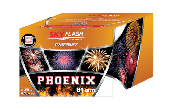 PIROMAX Stobru bloks PHOENIX, 64 - shots