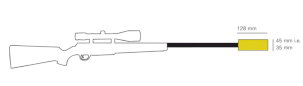 HAUSKEN Silencer MD45 MKII cal. .224, M15x1