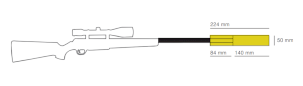 HAUSKEN Silencer JD224 XTRM MKII cal. 7mm/.30, U5/8''-24