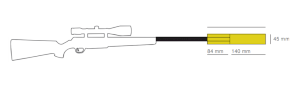 HAUSKEN Silencer JD224 LITE MKII cal. .224, M14x1