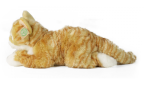 RAPPA Plush toy BROWN TABBY CAT, 18cm