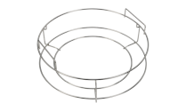 BGE 1-piece convEGGtor basket for Large EGG