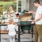 BGE LARGE grill with EGG frame and expansion cabinet