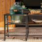 BGE LARGE grill with EGG frame and modular workspace