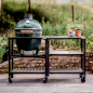 BGE LARGE grill with EGG frame and modular workspace