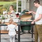 BGE LARGE grill with EGG frame and modular workspace