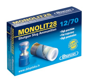 Patronas DDupleks 12/70 Monolit 28g