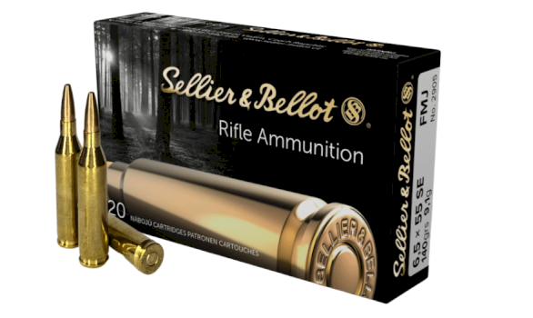 SELLIER&BELLOT Patronas 6,5 x 55 FMJ 9,1g