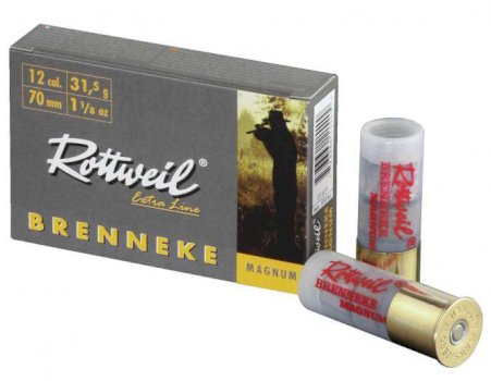 Patronas Rottweil 12/70 Brenneke Magnum 31.5g