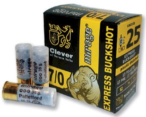 Patronas Clever Mirage 12/70 Express Buckshot T4 38g Nr.7/0