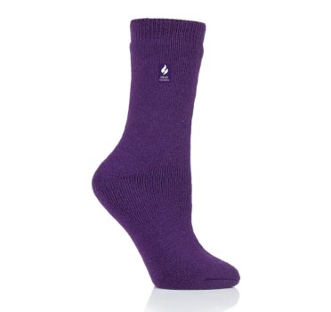 HEAT HOLDERS Women's socks LITE PLAIN DAHLIA