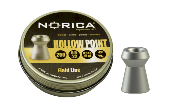 NORICA Pellets 4,5mm/.177 HOLLOW POINT, 250pcs