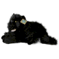 RAPPA Plush toy BLACK CAT, 18cm