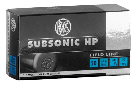 Patronas RWS .22LR Subsonic 2,6g HP