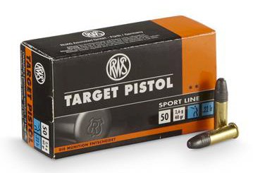 Patronas RWS .22LR Target Pistol 2,6g LRN