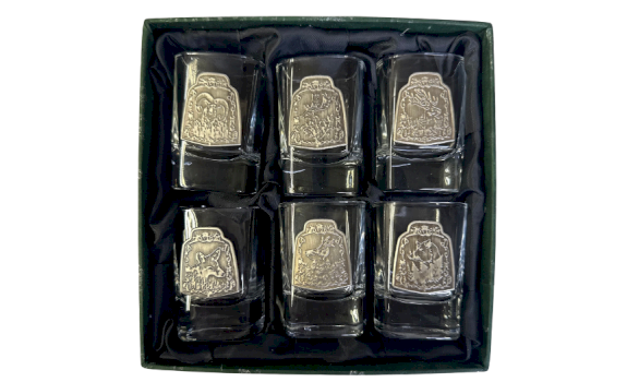 JAGERGLASS Set of vodka glasses, 50ml/6pcs