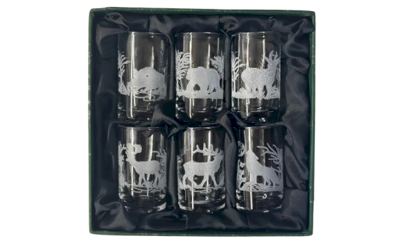 JAGERGLASS Set of vodka glasses, 40ml/6pcs