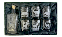 JAGERGLASS Set of whiskey glasses with carafe