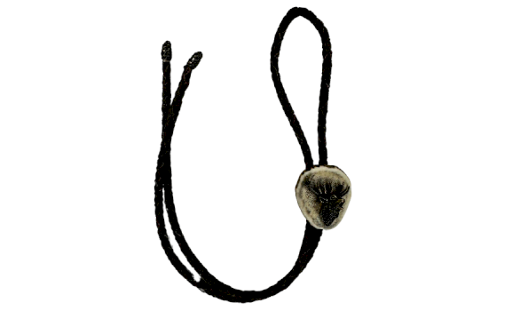 MAKAMA Necktie with hunting symbols, round