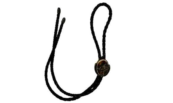 MAKAMA Necktie with hunting symbols, square