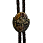 MAKAMA Necktie with hunting symbols, square