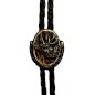 MAKAMA Necktie with hunting symbols, square