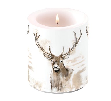 AMBIENTE Candle ANTLERS